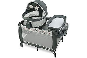 Lotus Travel Crib and Portable Baby Playard with Full-Size Bassinet
