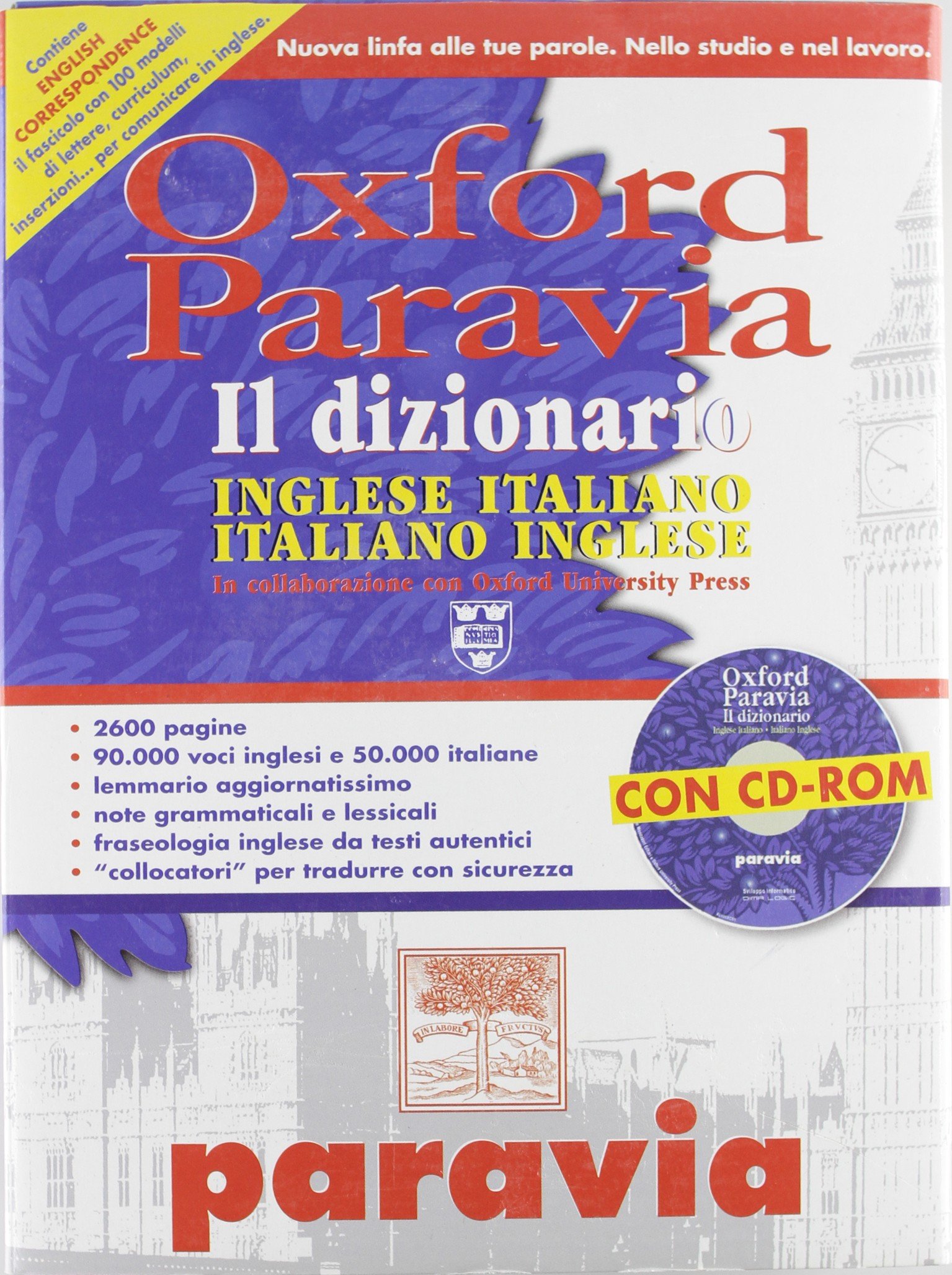 Oxford Paravia. Il dizionario. Inglese-italiano italiano-inglese. Con CD-ROM