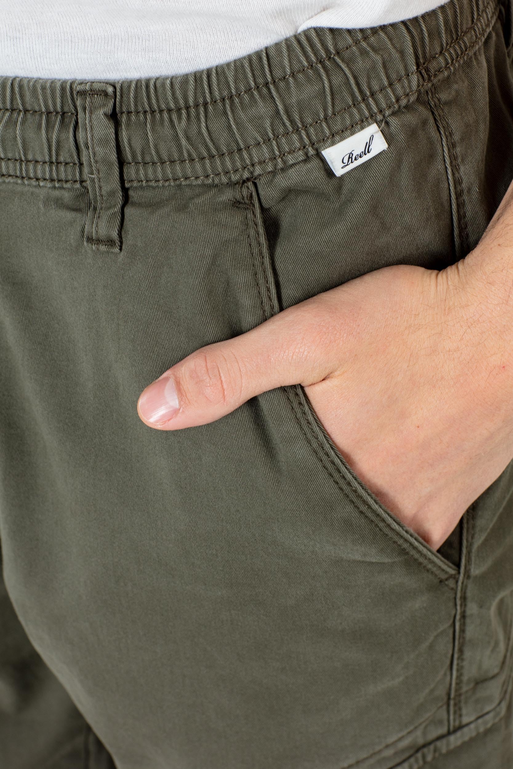 Reell Cargo Reflex Rib Pantaloni Eleganti, Opaco Uomo