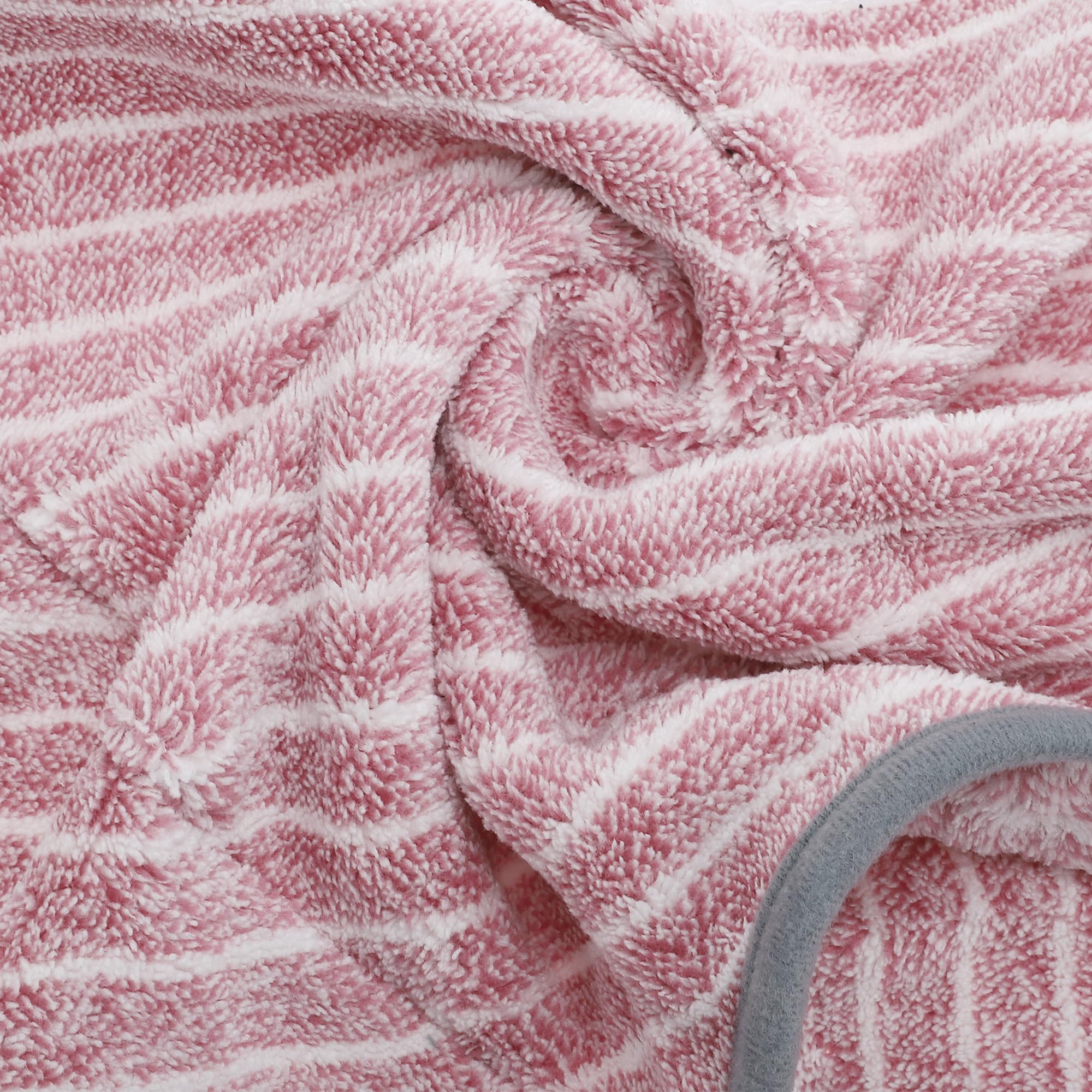 CAPASTEC Accappatoio Regolabile per Cani, Asciugamano Morbido e Ad Asciugatura Rapida per Cani, XXL, Rosa