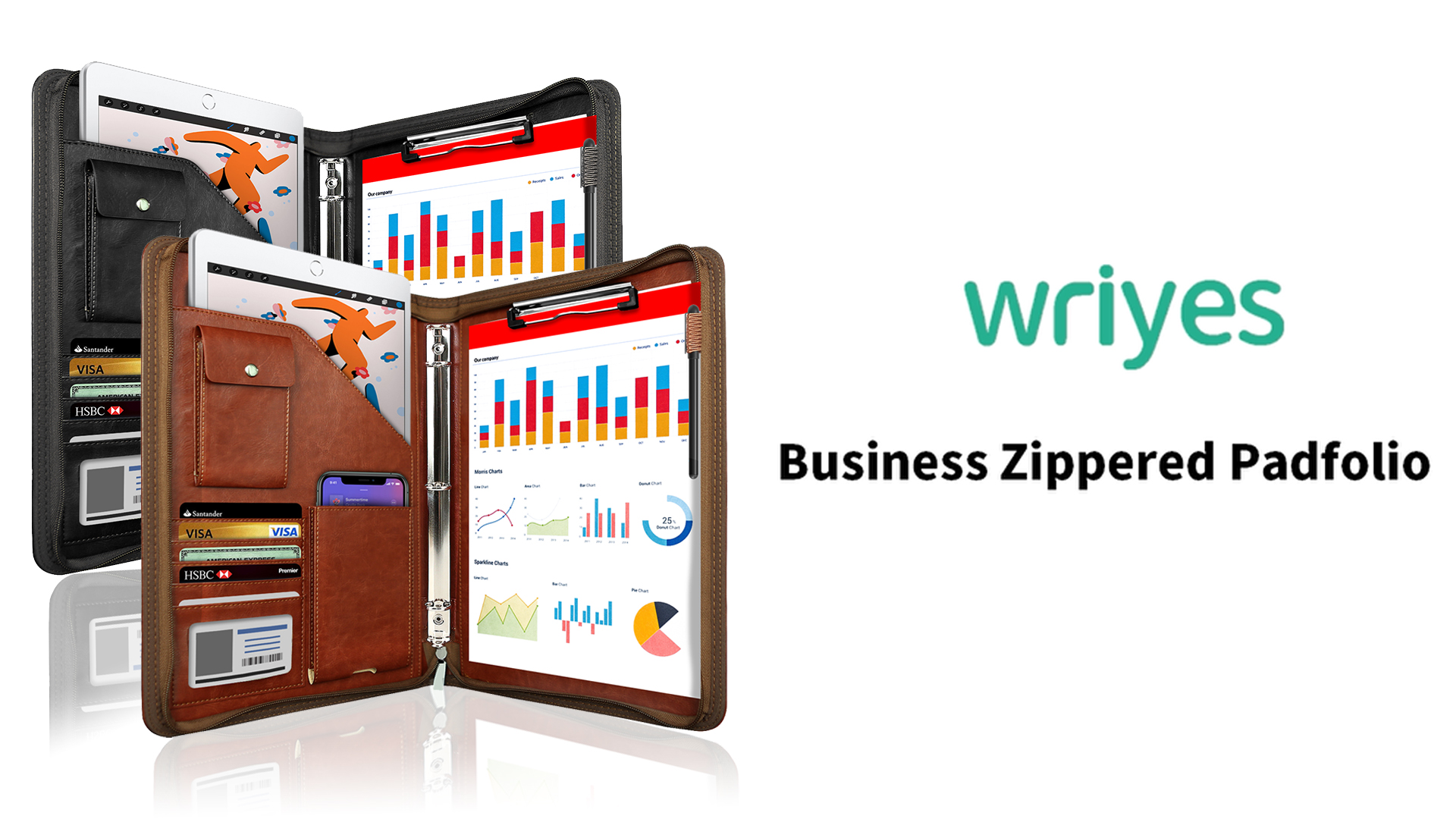 Nuvola Portadocumenti Cerniera Portadocumenti Uomo Tascabile Online