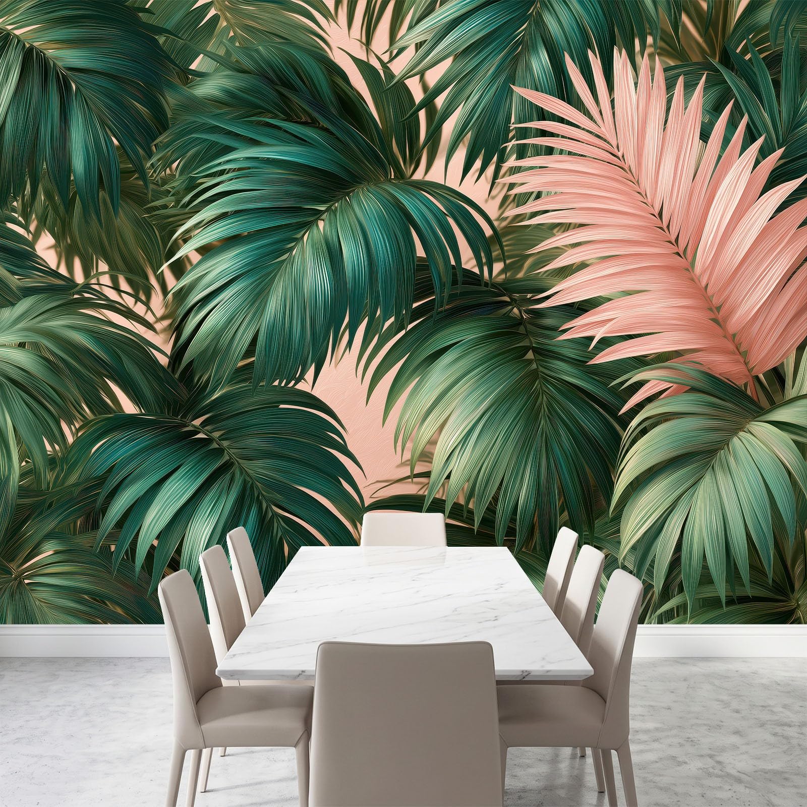 Monstera Palm Leaf Tapeta z włókniny