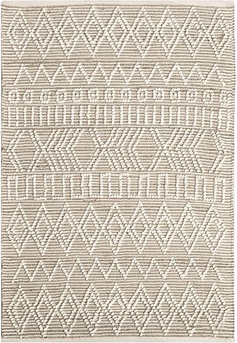 Miniatura 1 de Fab Habitat Alfombras de cáñamo y lana, hechas a mano, suaves al tacto natural bajo los pies, duradera, tejido texturizado, alfombra para uso en