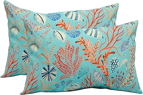 coral pillows amazon
