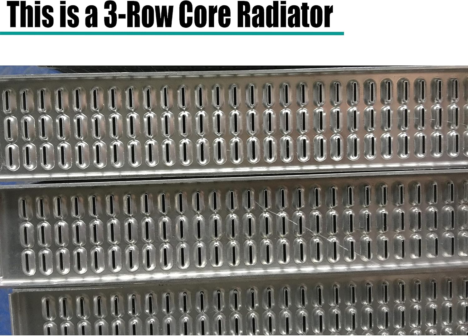 ECMRAD Replacement for 1984-1990 Chevy Corvette C4/ 1982-2002 S10 5.7 V8 Conversion | 3 Row Radiator Full Aluminum Polished 1989