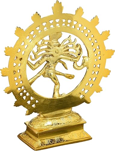 Miniatura 3 de Shiva (Natraj) - Estatua de latón - Hecho en la India (8