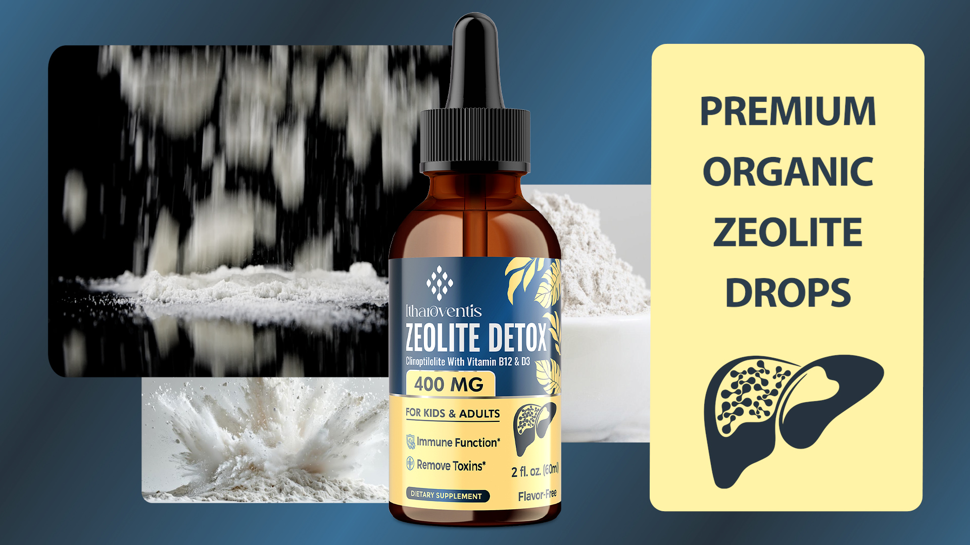 Amazon.com: Itharoventis Zeolite Detox Liquid Drops : Health