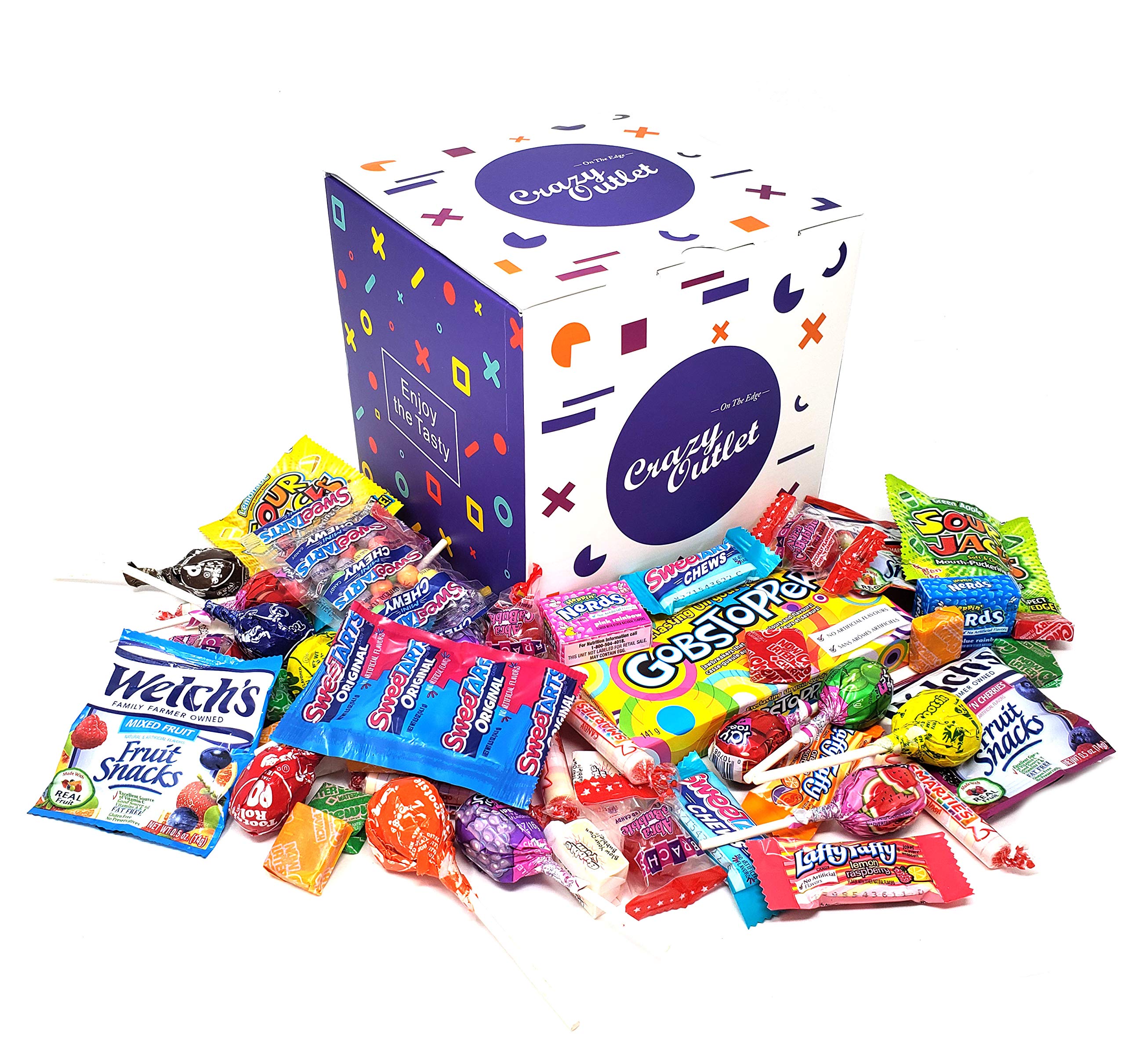 Buy Candy Gift Box Nerds, JOLLY RANCHERS, Smarties, Tootsie, Gobstopper