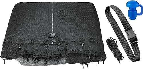 Red de seguridad para trampolines universales de Upper Bounce para marco redondo de trampolín, red de repuesto para trampolín, compatible con la