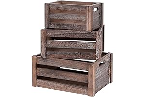 Rustic Wooden Wine & Beer Crate Gift Boxes - Perfect for Displaying...