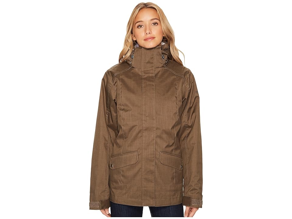 

Columbia Sleet to Street Interchange Jacket (Major Chalk) Women's Coat, Brown
