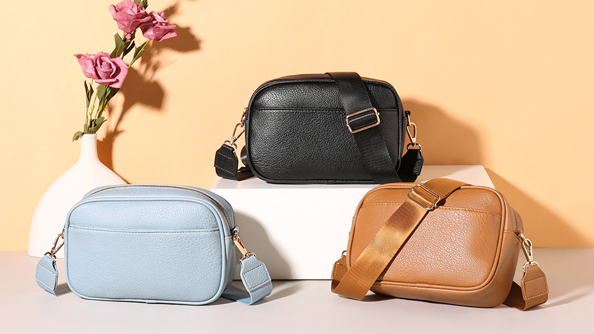 Amazon.com: GAEKEAO Baby Blue Crossbody Purses for Women Crossbody
