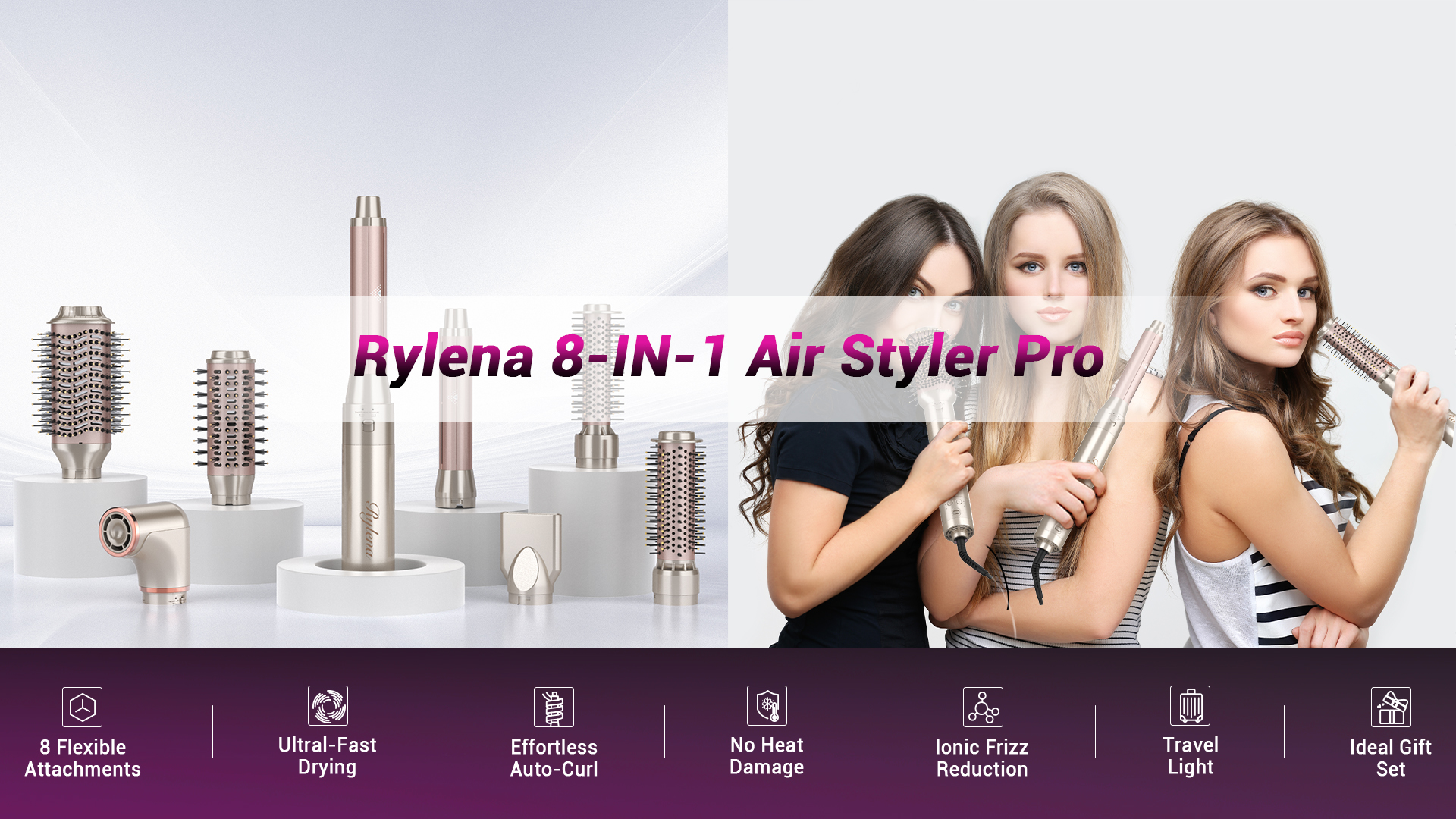 Amazon.com : Deluxe 8-in-1 Air Styler Pro 2025 by Rylena, Hair