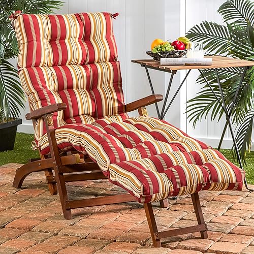 Miniatura 7 de South Pine Porch Cojín para silla de salón de 72 x 22 pulgadas, diseño floral esprit