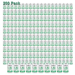 200pcs 3 6v LS14250 LS 14250 C 1 2 AA Lithium Battery 1200mAh Replace for SAFT LS14250 Battery