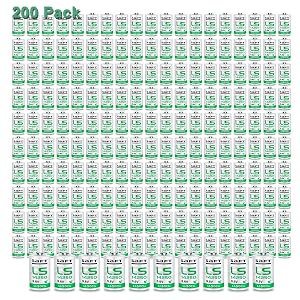 200pcs 3 6v LS14250 LS 14250 C 1 2 AA Lithium Battery 1200mAh Replace for SAFT LS14250 Battery