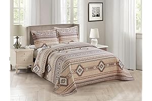 Rustic Southwest Quilted Western Bedspread Bedding Set (Full/Queen)