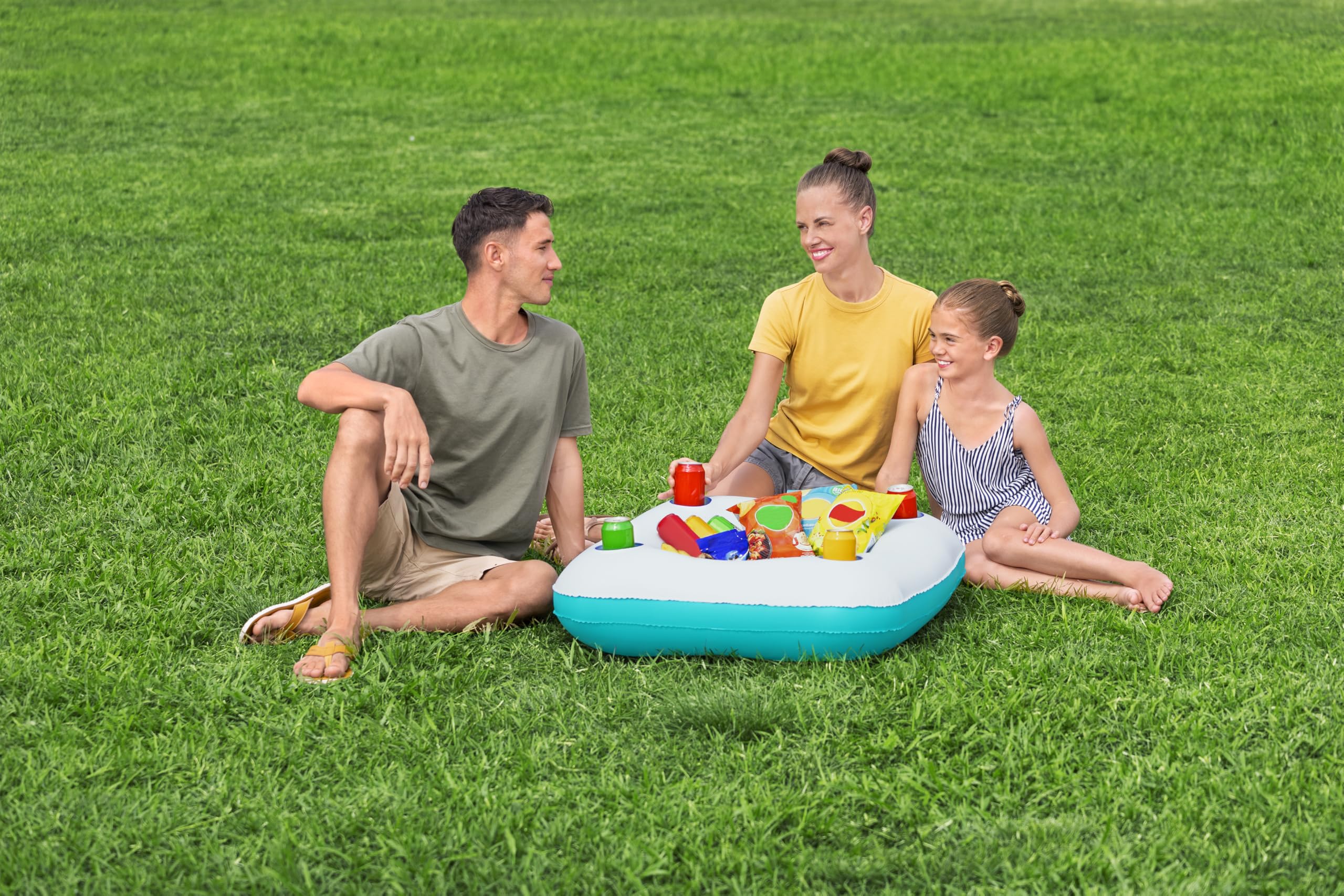 Bestway Family Pool Sippin Summer 218 x 218 x 48 cm