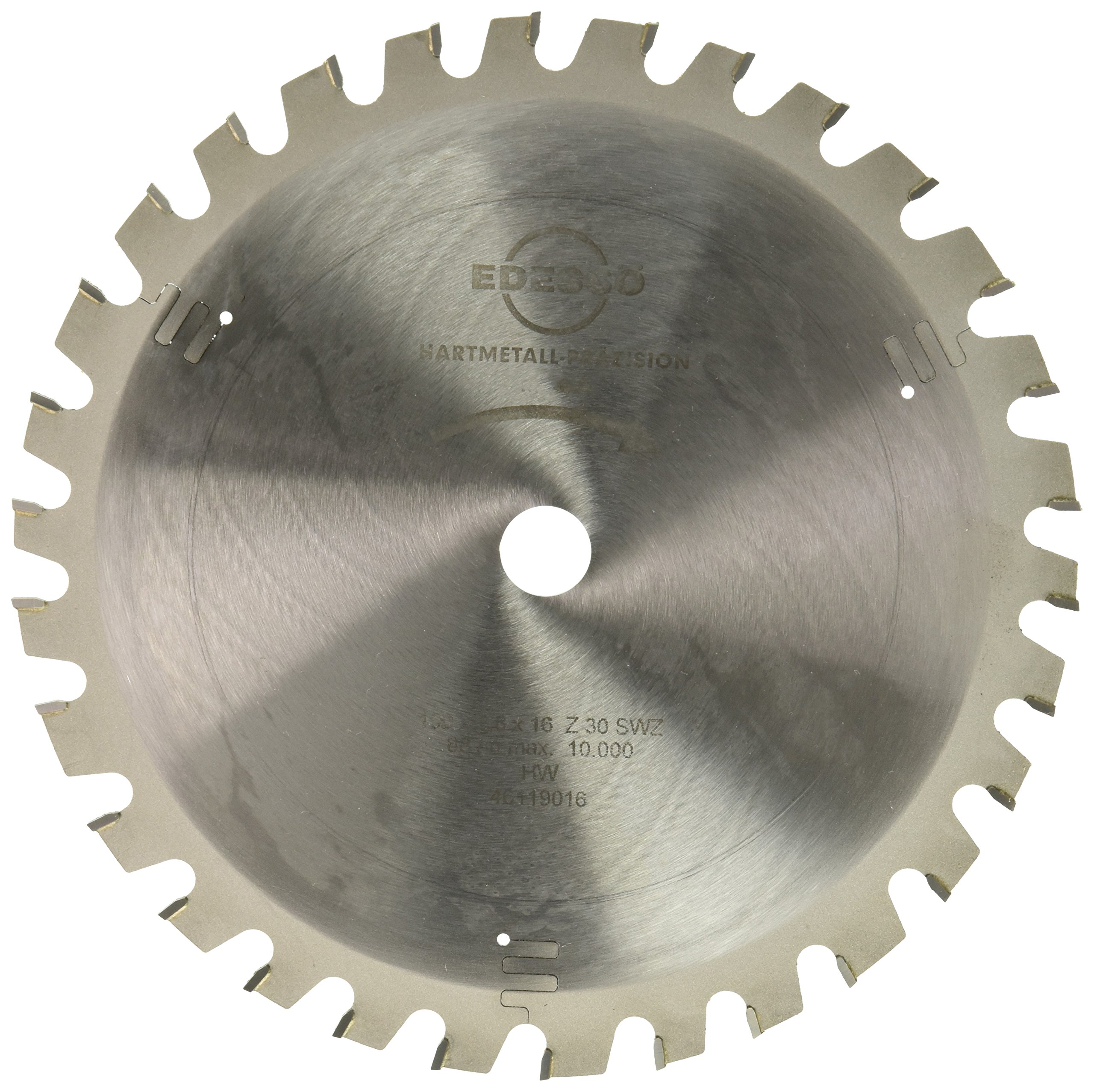 Edessö 46119016 HM lama della sega circolare di precisione di Super WZ HW 190 X 2,8/1,8 X 16 Z = 30 sez, Argento