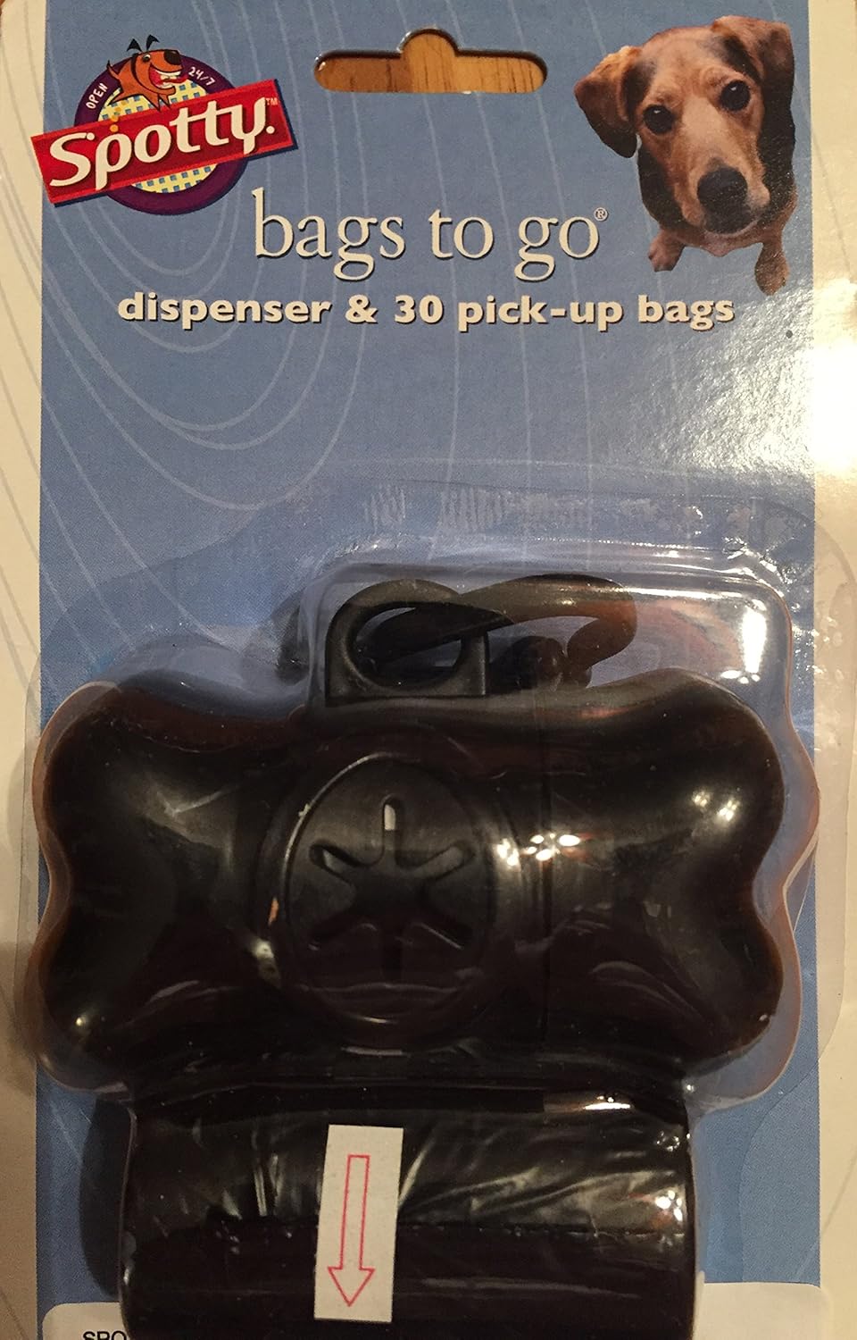 Spotty Dispenser and Refill Dog Poop Bags, 30ct Pet