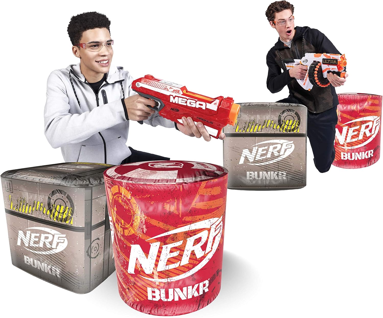 Nerf Bunkr Battle Zone Pack Inflatable BattleZone Kuwait Ubuy