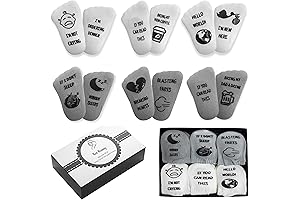 Hilariously Gender Neutral Baby Socks Gift Set for All