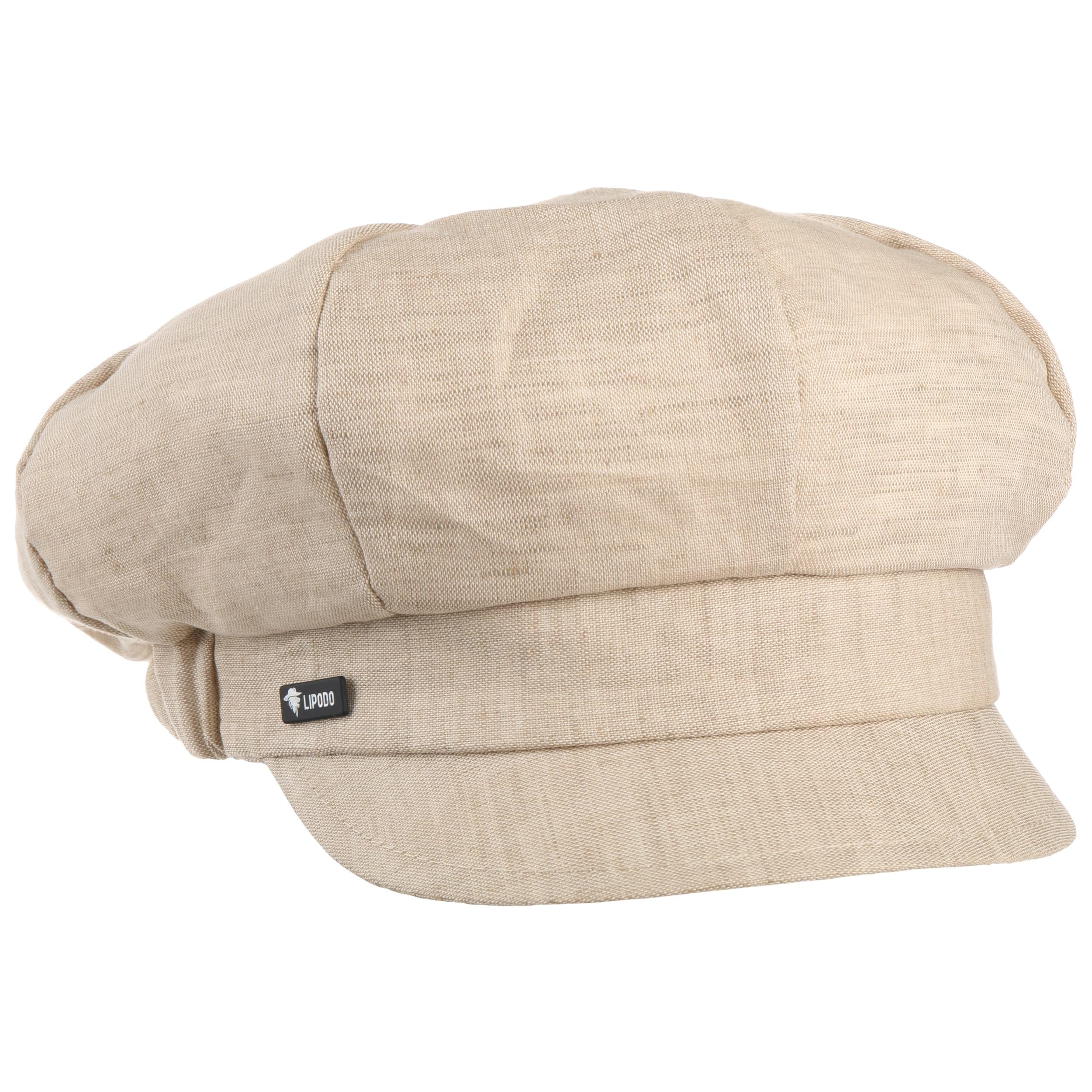 Lipodo Classic Schirmmütze Ballonmütze Uni einfarbig Made in Italy Damen Frühling Sommer
