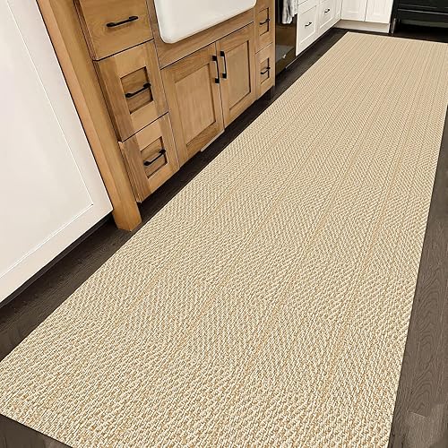 Miniatura 335 de IOHOUZE Alfombra lavable de 4 x 6 pies con parte trasera de goma antideslizante tejida para interiores y exteriores, alfombra para entrada