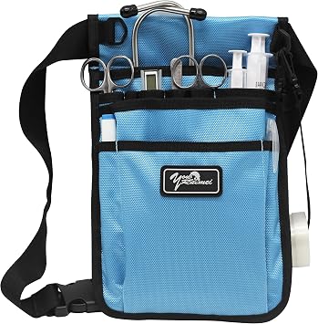 Nurse Fanny Pack for Work,Kit Practical Waist Bag for Nurses,Fanny Pack for Basics,Nurse Utility Belt Organizer Bag Royal Blue