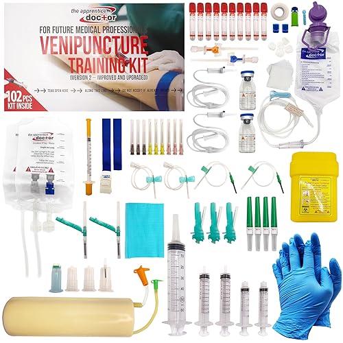 Kit de práctica de venipunción y entrenamiento en línea para enfermeras y flebotomistas. Practica y construye confianza en tus habilidades