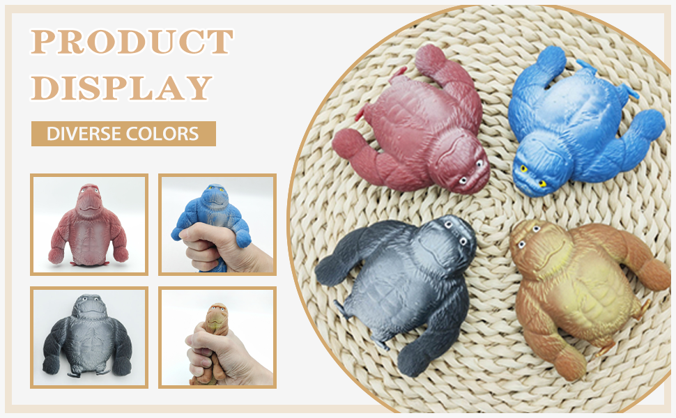 Amazon.com: Nidalee Stretchy Squishy Monkey Squeeze Toy Funny