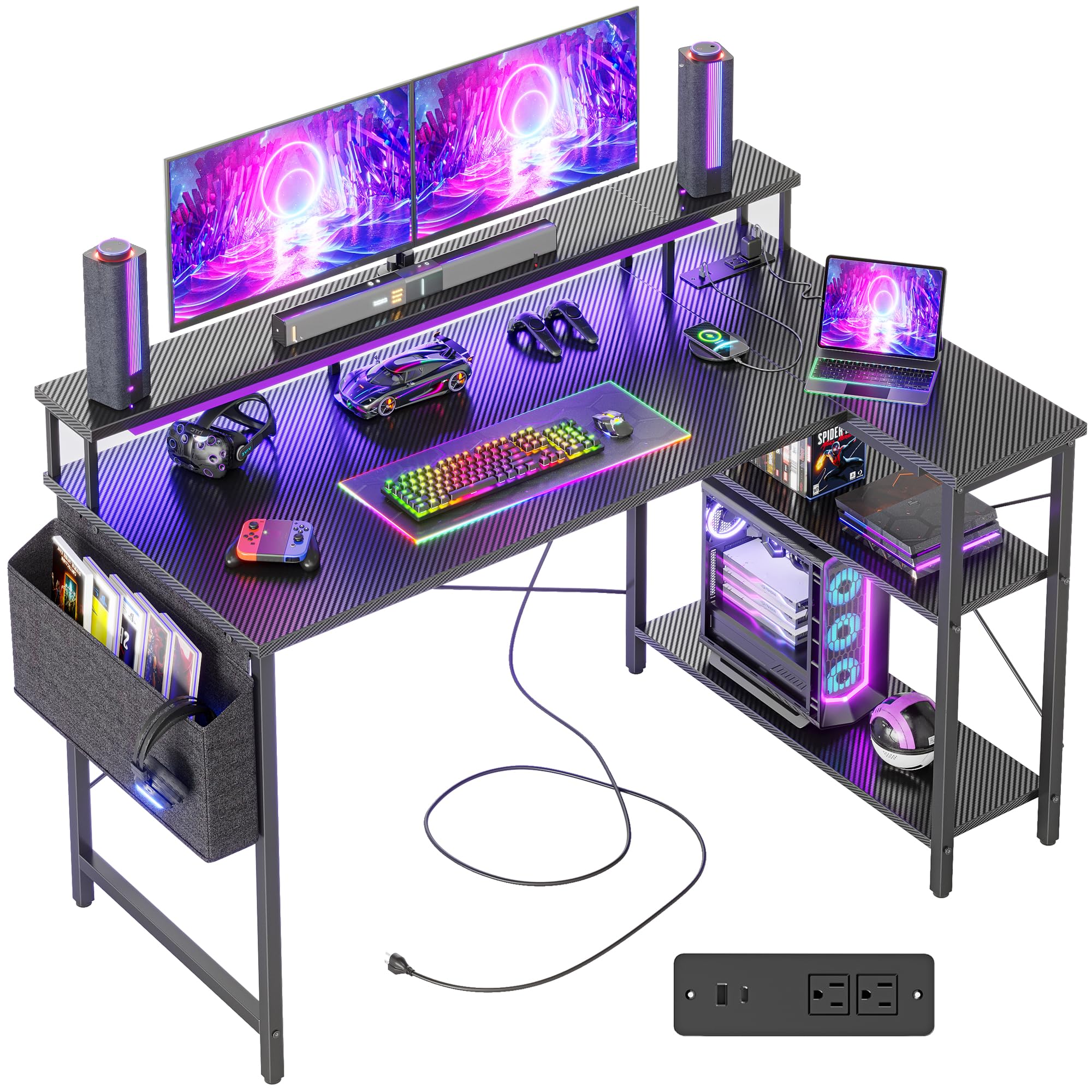 Office Desk With USB 55
