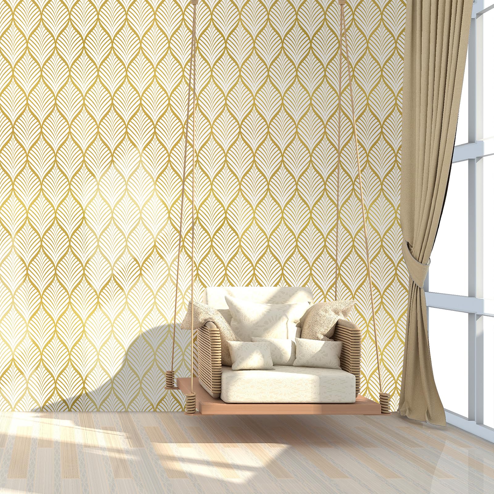 Rouleau De Papier Peint Amovible En Vinyle Pour Meubles Muraux, Armoires, 45 X 297,2 Cm