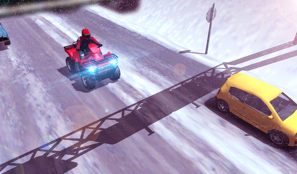 ATV Quad Bike Frozen Highway - Nitro Charged Blast Turbo Racing - App ...