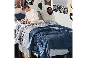 Bedsure Navy Twin XL Comforter Set: Premium 5-Piece Twin XL Bedding Set