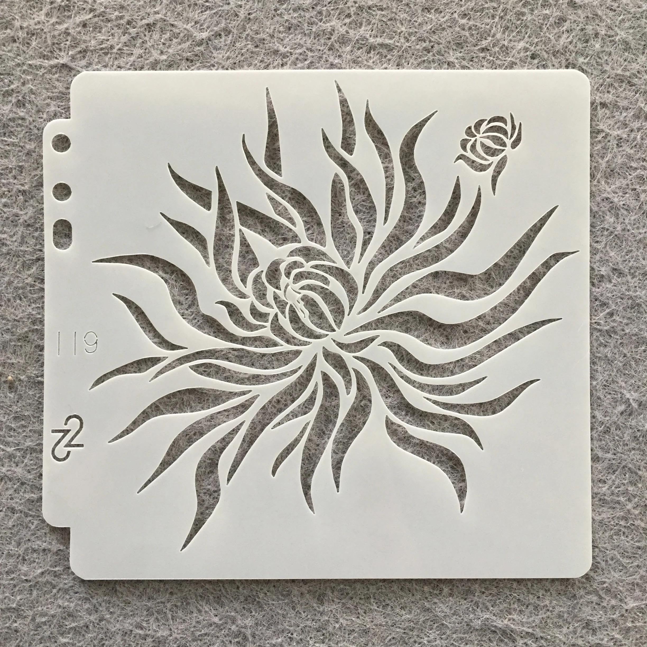 Plantillas reutilizables, 9 unidades, 13 x 14 cm, diseño de margaritas y rosas para pintar, plantillas para pintar sobre madera, decoración del hogar