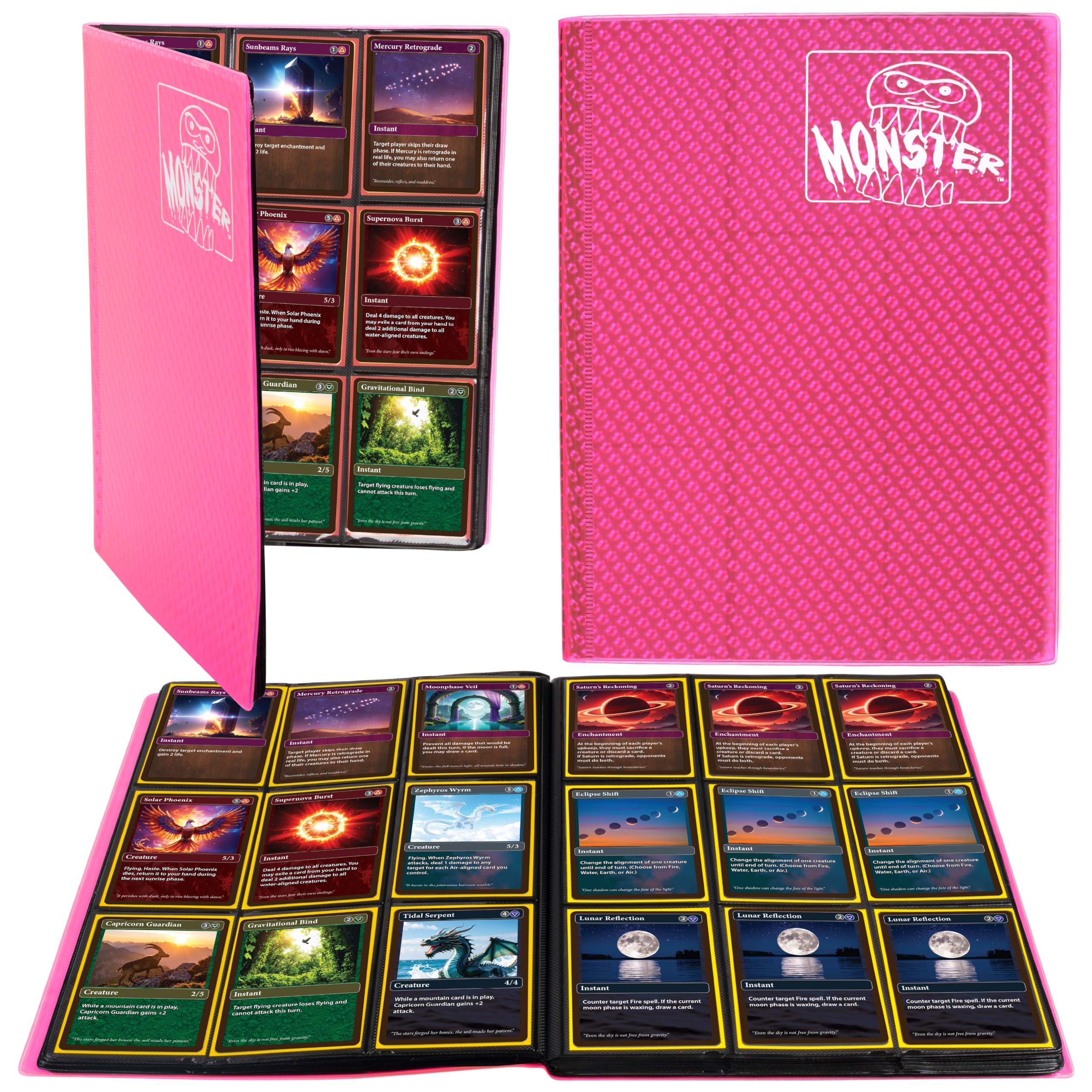 Amazon.com: The Original Monster Trading Card Album- 20 Side