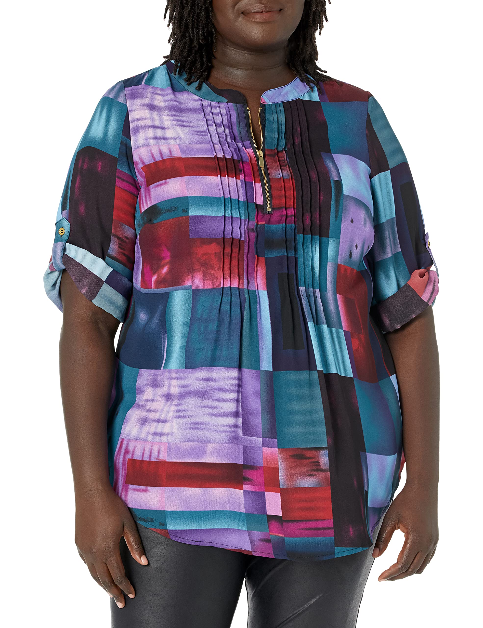 Avenue Women's Plus Size Top Eastbrook PRT