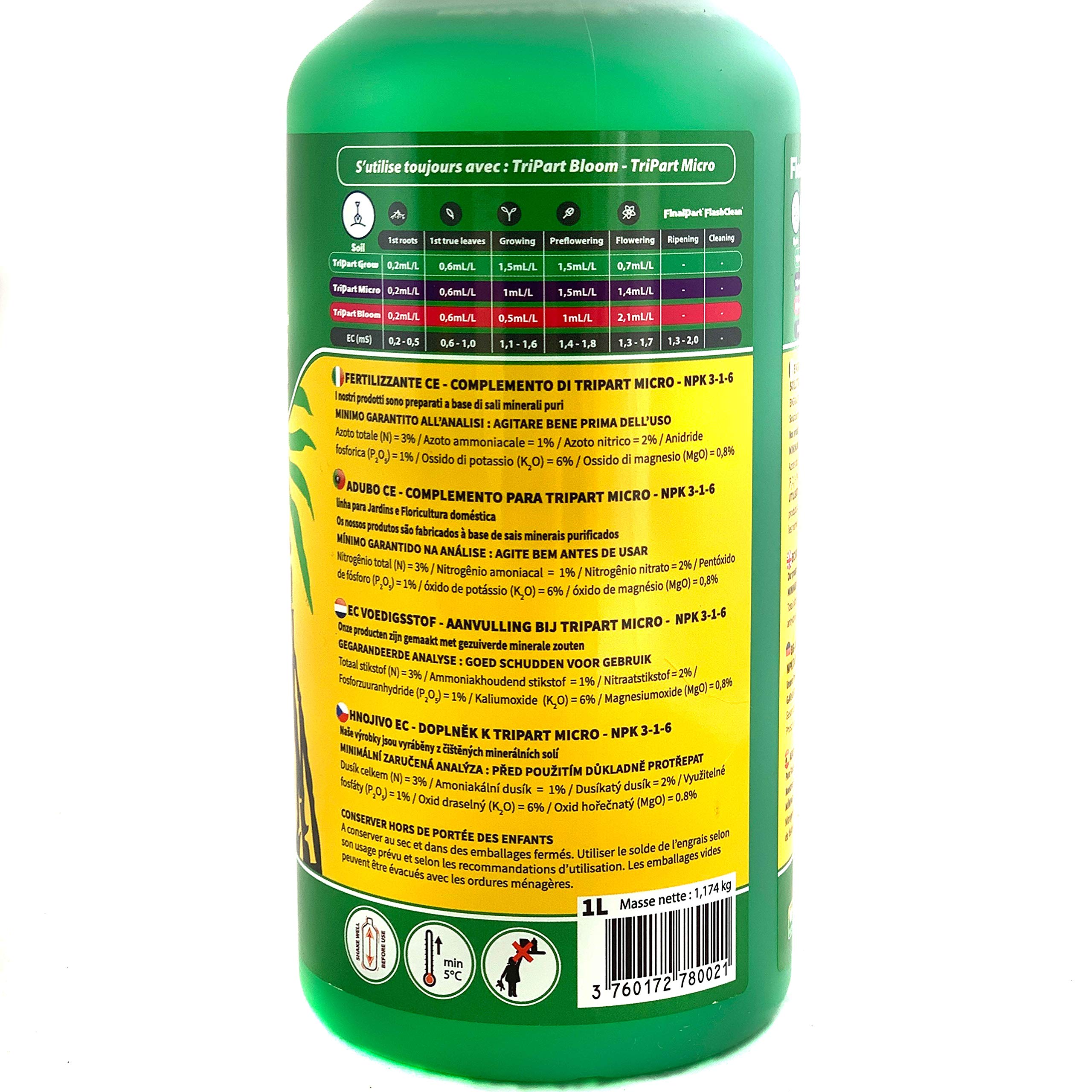 GHE General Europe Hydroponics Terra Aquatica T.A. Unité de 1 litre au choix (Soft Water Set)