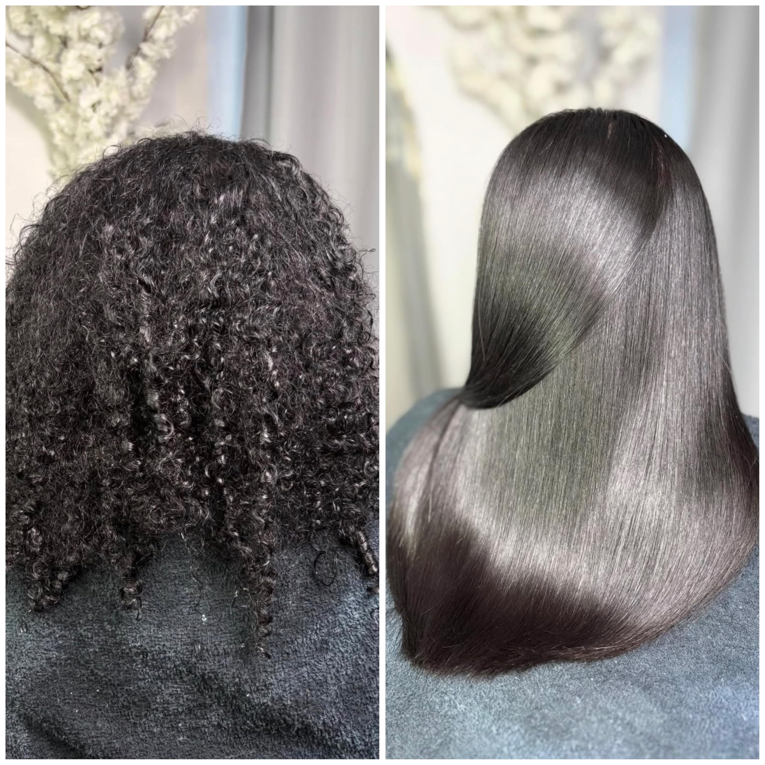 Lissage Express - Tenue jusqu’à 1 an - Lissage Brésilien Professionnel Sans Rinçage – Cheveux Lisses Rapidement en peu d'étapes – Sans Formol - Formule enrichie en actifs hautement nutritifs - 300ml