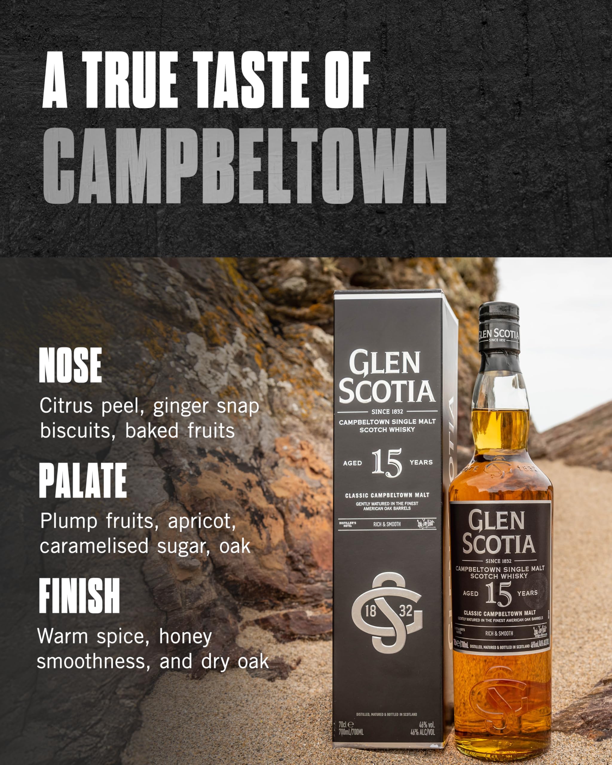 Amazon.co.jp: Glen Scotia (グレンスコシア) 15年 [ ウイスキー