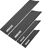 Mercer Culinary 4-Piece Felt Lined Knife Guards Set - Blade Protectors for 4-10" Chef, Bread, Utility Knives