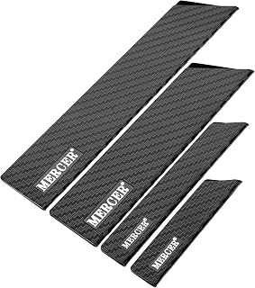 Mercer Culinary 4-Piece Felt Lined Knife Guards Set - Blade Protectors for 4-10" Chef, Bread, Utility Knives
