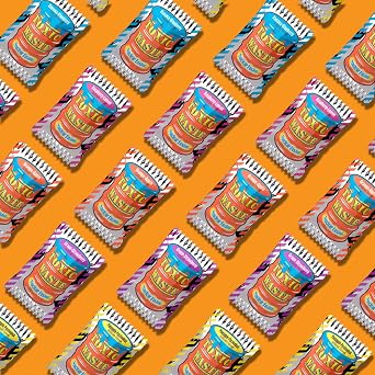 TOXIC WASTE - Nuclear Fusion Hazardously Sour Candy - Raspberry-Lemon, Pineapple-Passionfruit, Grape-Strawberry, Banana-Blueberry, Orange-Apple Flavors - 1000 Piece Bulk Bag | 5 combined-taste combos, great for offices, classrooms, events, party favors, and wholesale buyers