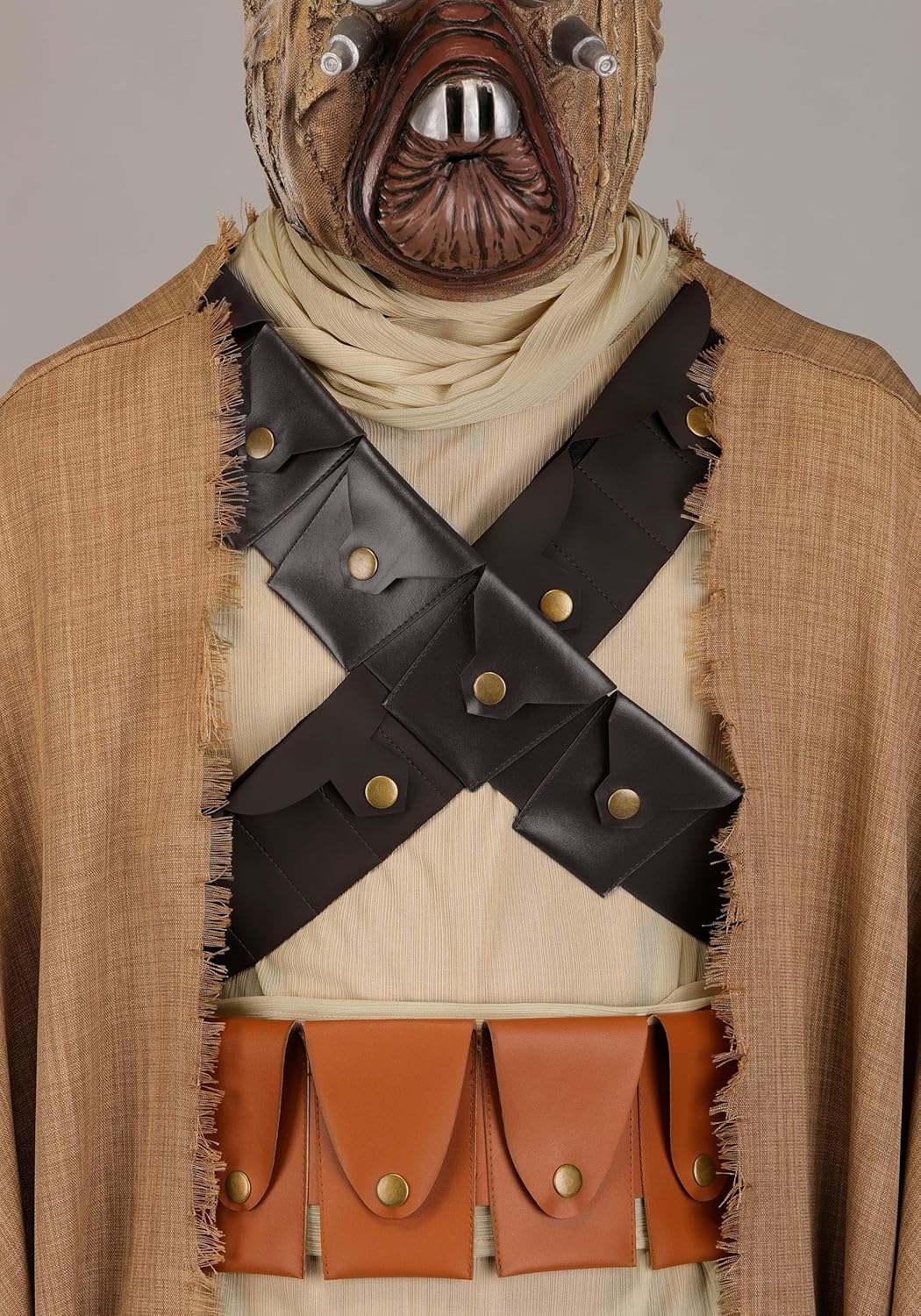 Adult Tusken Raider Star Wars Costume | Deluxe Halloween Outfit with Robe, Cloak, Mask, Gloves and Boot Covers