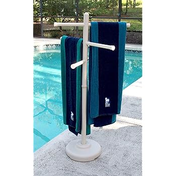 Amazon Com Outdoor Spa And Pool Towel Rack Bone Garden Outdoor