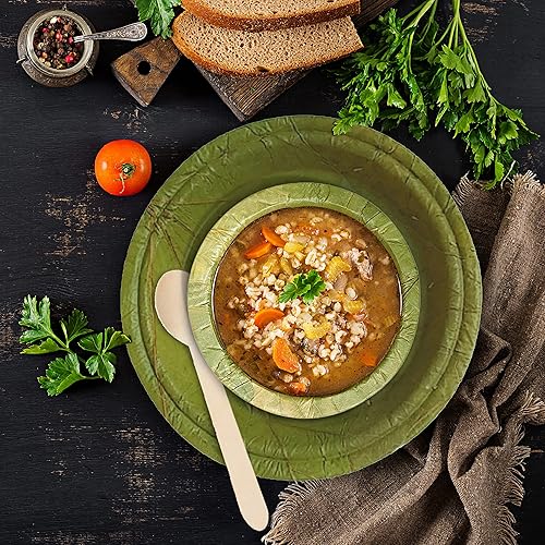 Miniatura 5 de Placa de palash-Sal de un solo uso | natural, biodegradable, compostable en el patio trasero, certificado USDA | fiestas, festivales, bodas,