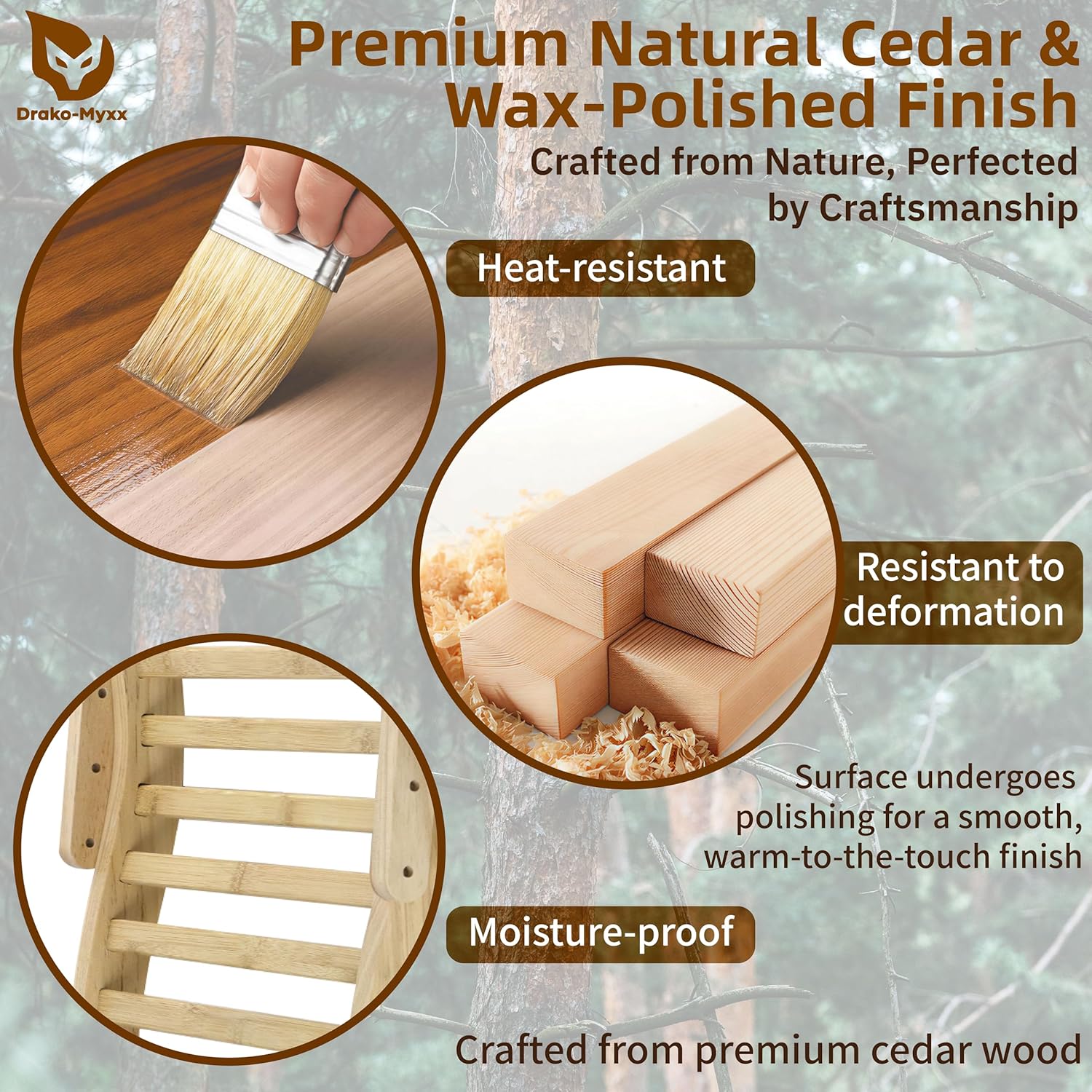 Upgraded 2-in-1 Sauna Backrest, with Adjustable Headrest, Sauna Sauna Accessories with Non-Slip Pad, S-Shaped Ergonomic Design, 5-Position Adjustment Sauna Chair, for Infrared Sauna Chairs and Barrel