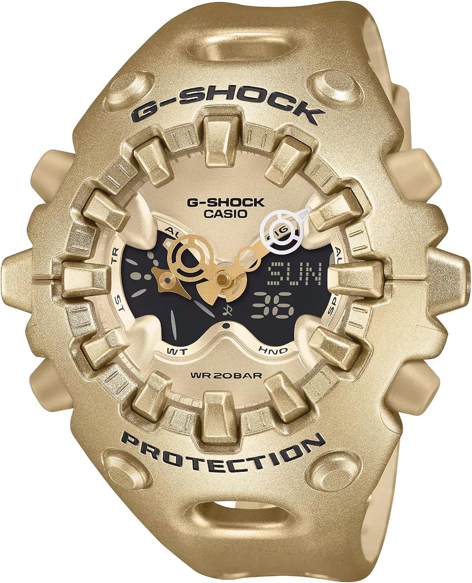 Reloj Casio G-Shock GAV01A-9A Toughness Analog Digital Metallic Gold Resin Oversized