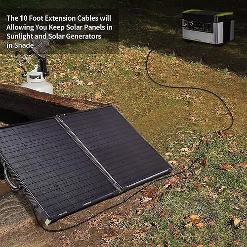 Miniatura 4 de Cable de extensión solar de 10 pies y 14 AWG conector Anderson Connect Jackery 100 W NomadBoulder 200 panel solar Ranger 300 a Goal Zero Yeti